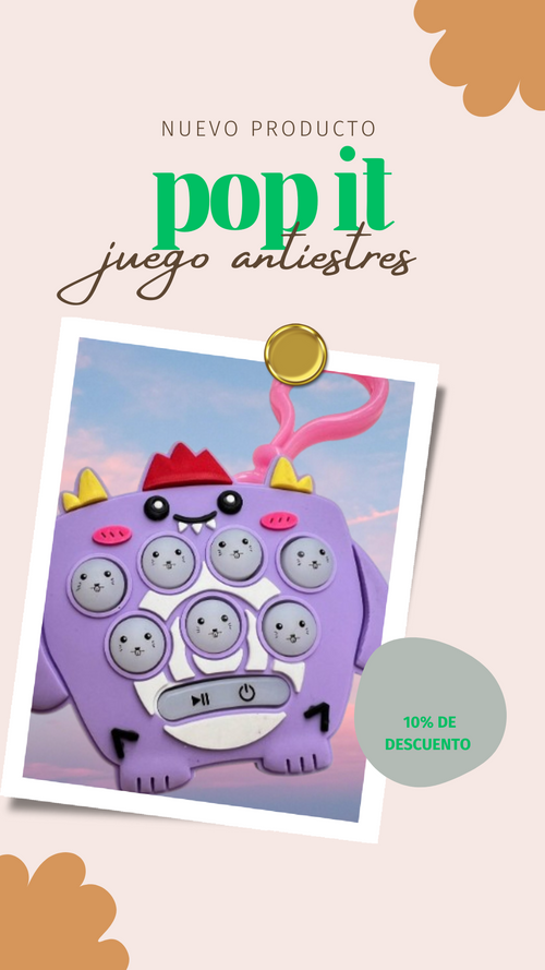 pop it - juego electronico antietres