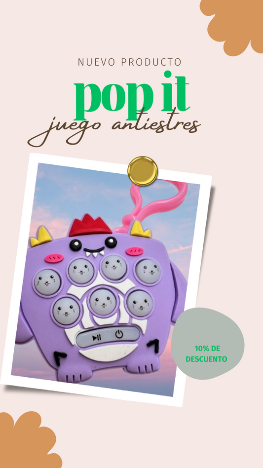 pop it - juego electronico antietres